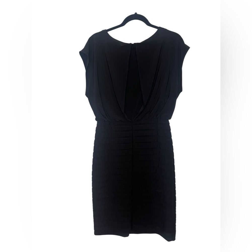 ADRIANNA PAPELL CLASSIC SHEATH KNEE LENGTH PARTY DRESS WOMENS SIZE 6 - Picture 7 of 9